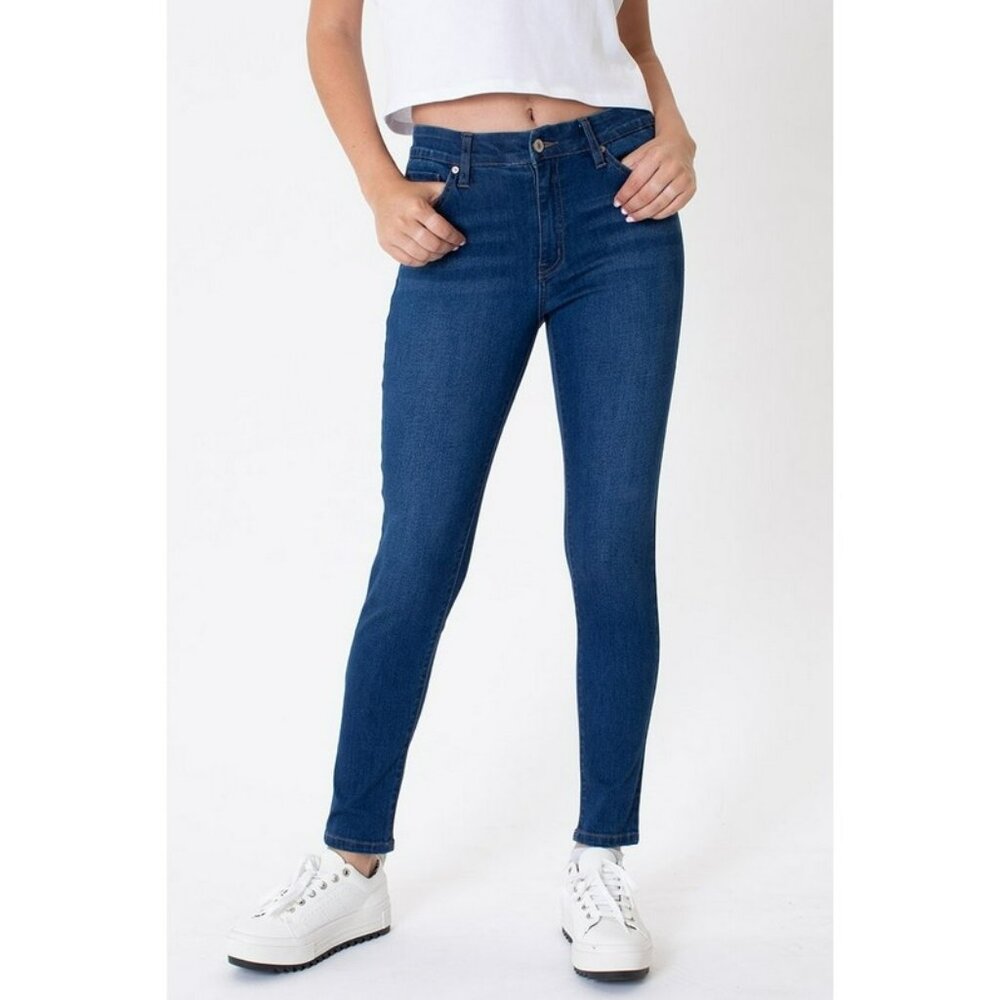 KanCan Womens Medium Wash Skinny Jeans Size 9/28 Cotton/Polyester/Spandex Blend